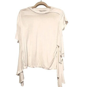 Marques Almeida distressed & deconstructed fabulous white top Size Medium